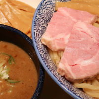 沖縄市「らー麺 アオキジ」で二代目濃厚魚介つけ麺