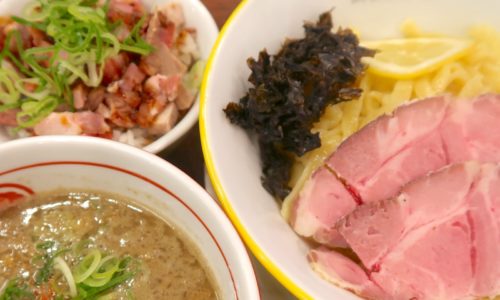 宜野湾「ラブメン」で特濃煮干つけ麺＆GGチャーシュー丼