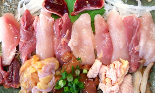 宮崎・都城「ふれあいの里 梅北本店」で地鶏刺身＆地鶏焼き