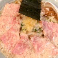 沖縄市「らー麺 アオキジ」で限定・ガッツリ太麺ニンニク弁慶