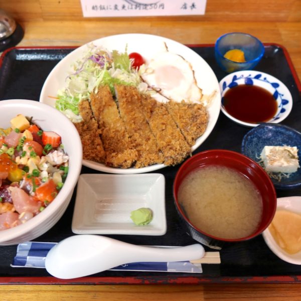 魚まる定食・酢飯（1,430円）