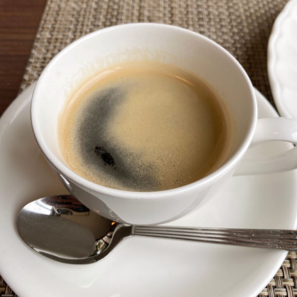 画像：食後のコーヒー