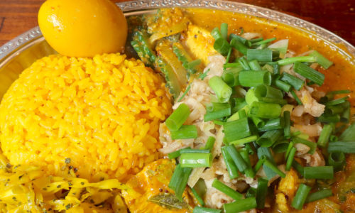 「スパイスカレー ゴカルナ」の食感系沖縄スパイスカレー
