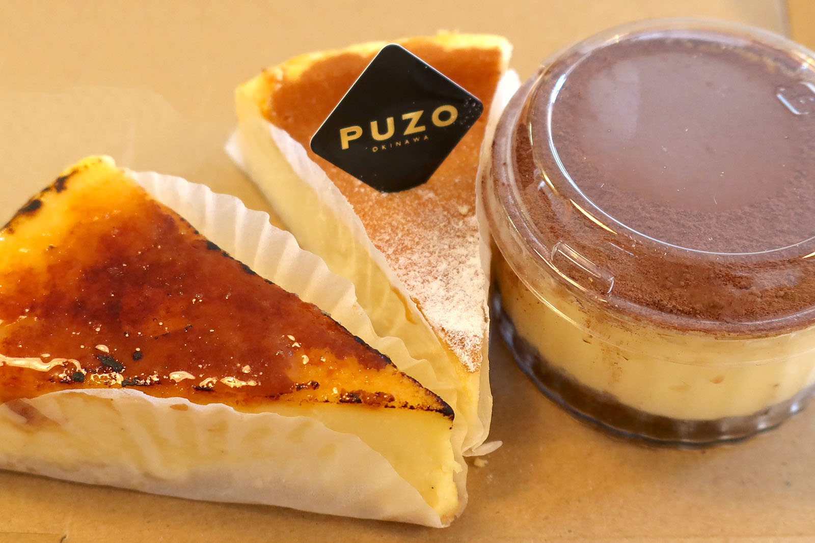 ニューオープン 沖縄初のチーズケーキ専門店 Puzo で２種のケーキとティラミスと 沖縄ランチブログｚ