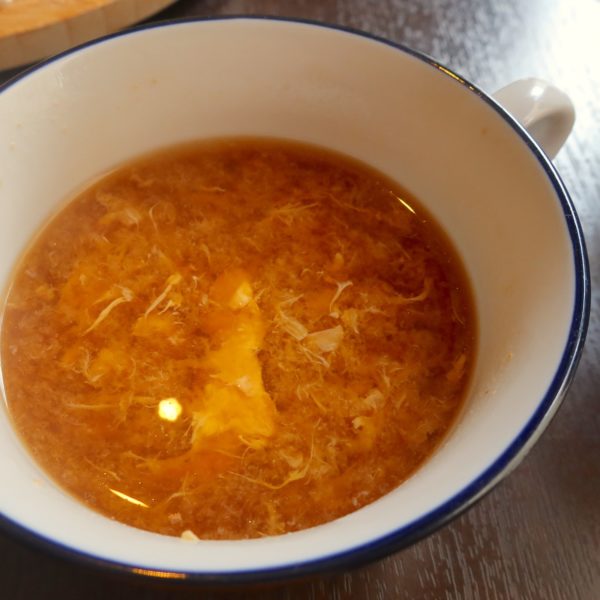 画像：赤味噌のスープ