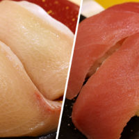 仙台「回転寿司 にぎりの徳兵衛」で紅白トロネタ食べ比べ
