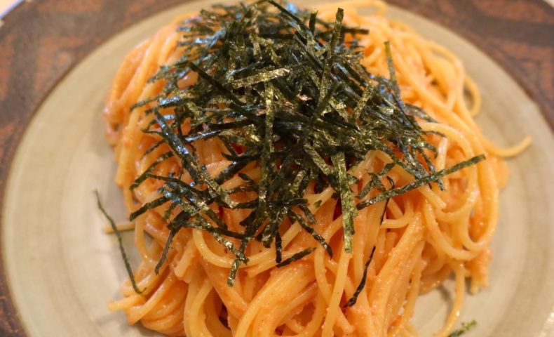 東京ドームシティ「ピッツェリア マルデナポリ」で明太子のスパゲティランチ