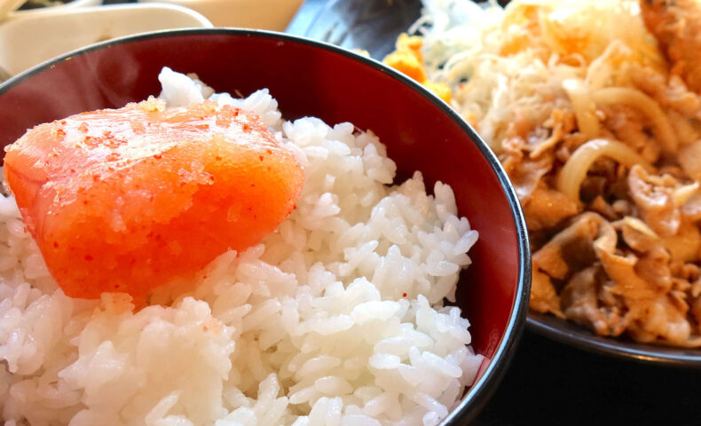 「沖縄やまや」の充実の県産明太子食べ放題付き日替わり定食！