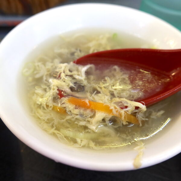 粘度の低い中華スープ
