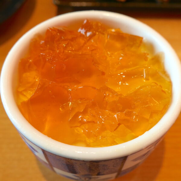 和風ジュレの冷製茶碗蒸し（180円）