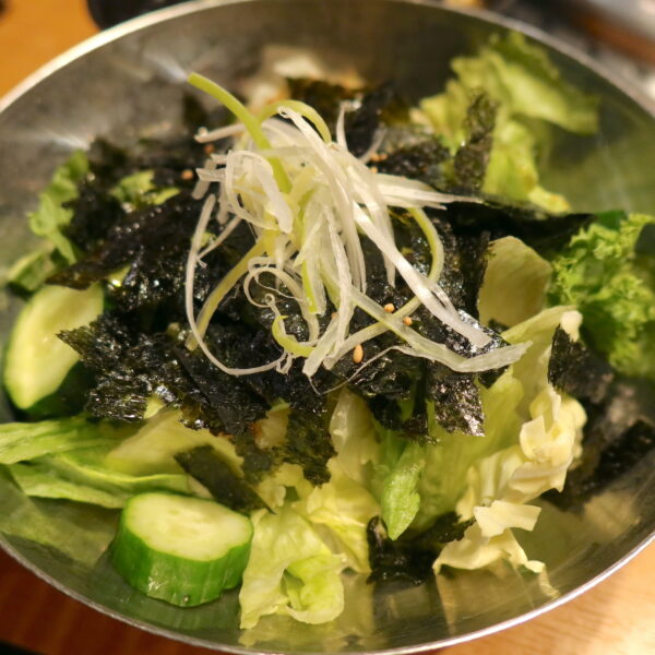 たっぷり韓国海苔のチョレギサラダ