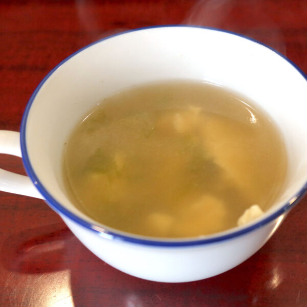 島豆腐とアーサのスープ