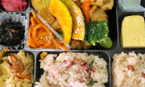 東京・グランスタ「おこわ米八」の黒酢のチキン野菜和え弁当で車内ランチ