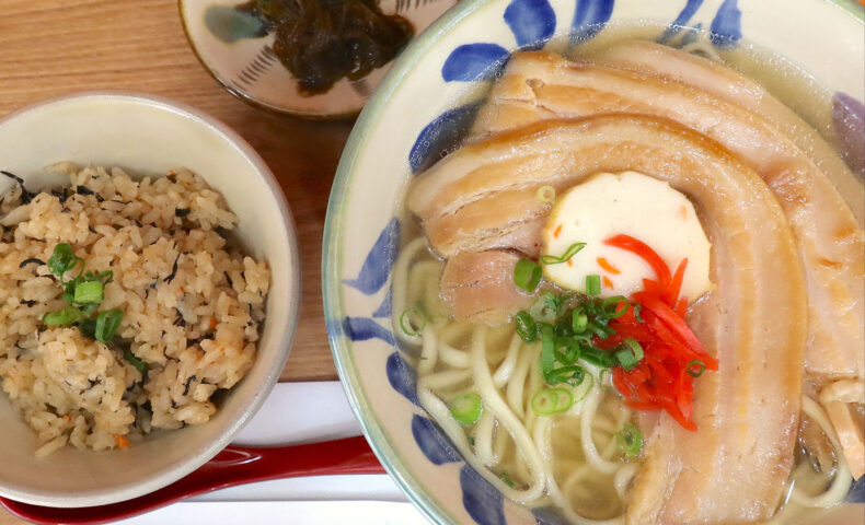 ニューオープン！ 「沖縄そば タイラ製麺所 国際通り店」でタイラそば＋じゅーしーセット
