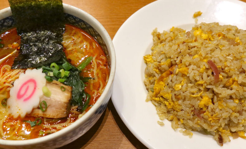 渋谷の満腹ランチならここ！「麺飯食堂 なかじま」でミョウガと生姜の炒飯セット