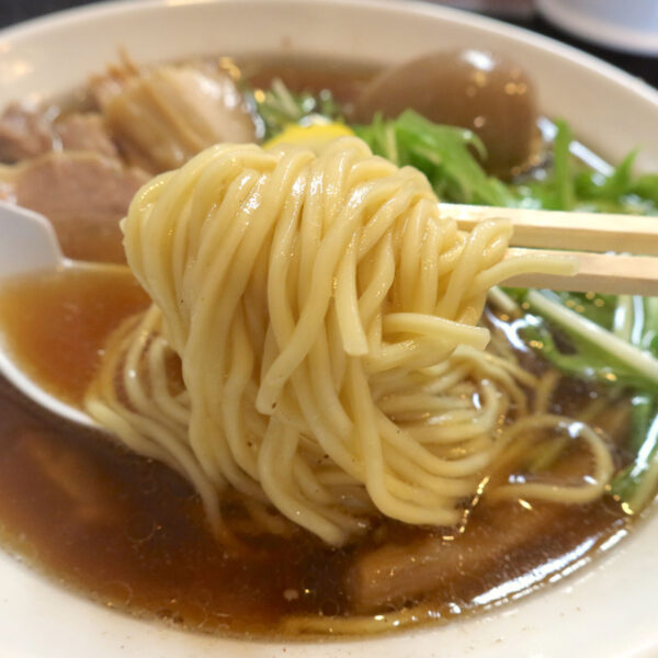 ぱっつん細麺