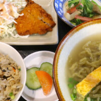 最近、お気に入りの沖縄そば！ 浦添「麺屋 ちばとぉ～んど」でそばランチ＆月桃おこわ