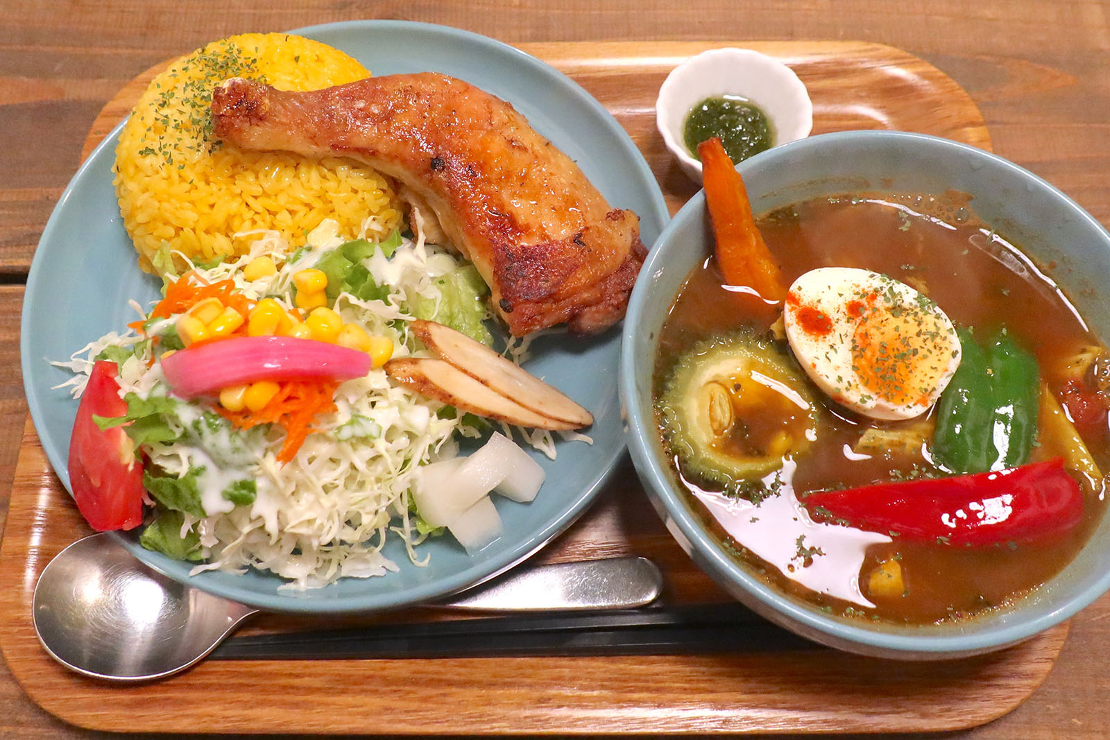 オリエンタルカレー人形オリジナルスープ付き Kit2人前／＜ミッキー＆フレンズ＞えびカレー|有機野菜 通販