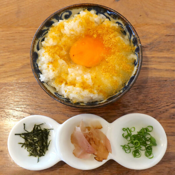 カラスミ卵かけご飯（380円）