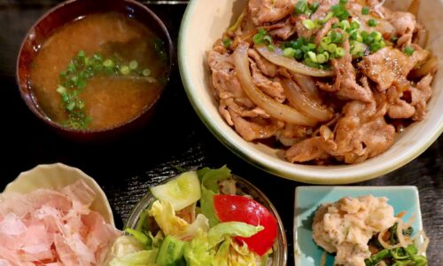 ニューオープン！ 栄町「出汁ダシ」で焼き豚丼定食・大盛り
