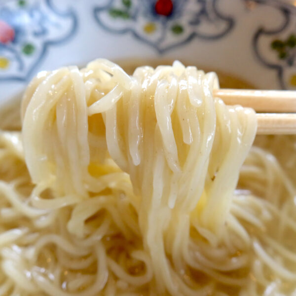 あとから来た細麺