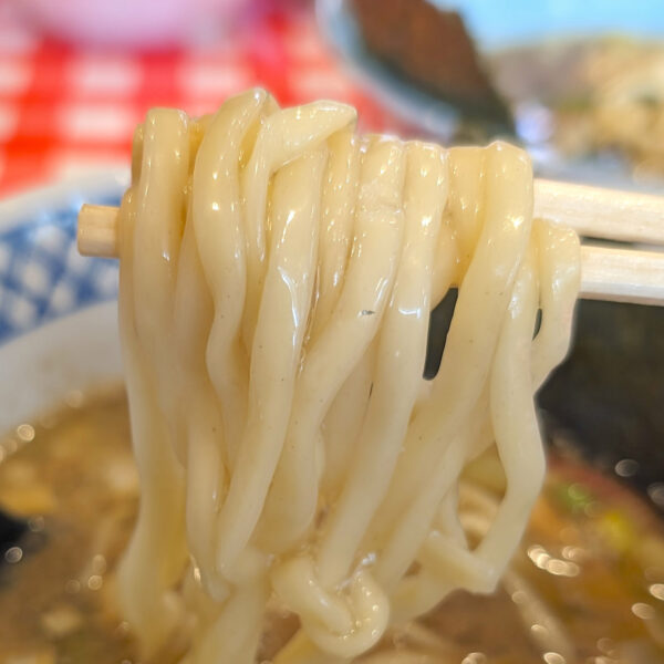 つやつやの麺