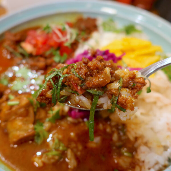 県産ポークのキーマカレー