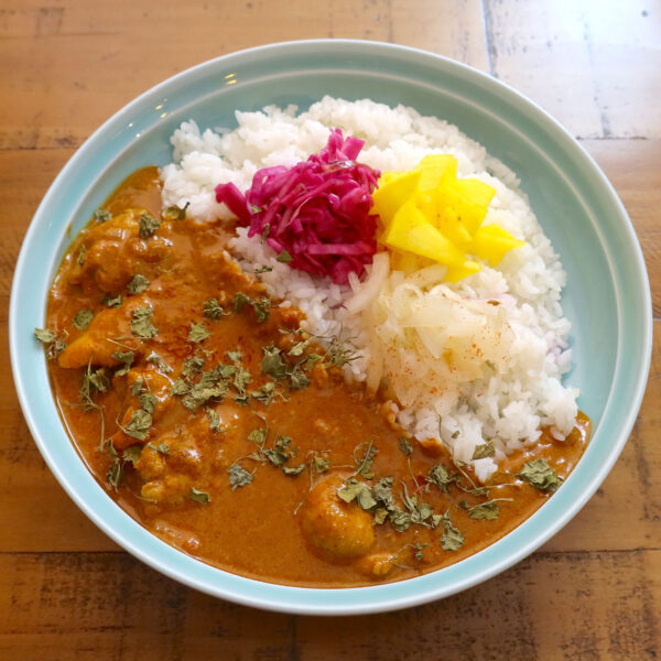 旨み染み入るチキンカレー（1,000円）＋トリプルトッピング（100円）