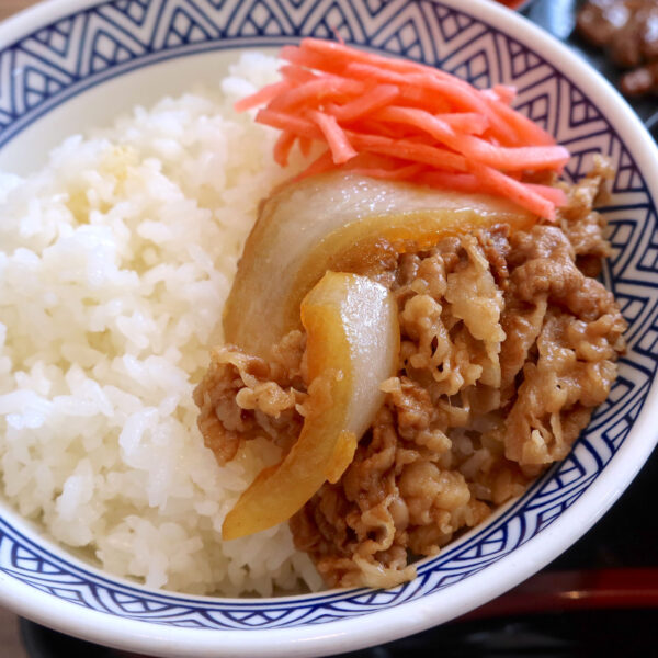 牛丼的に食べる