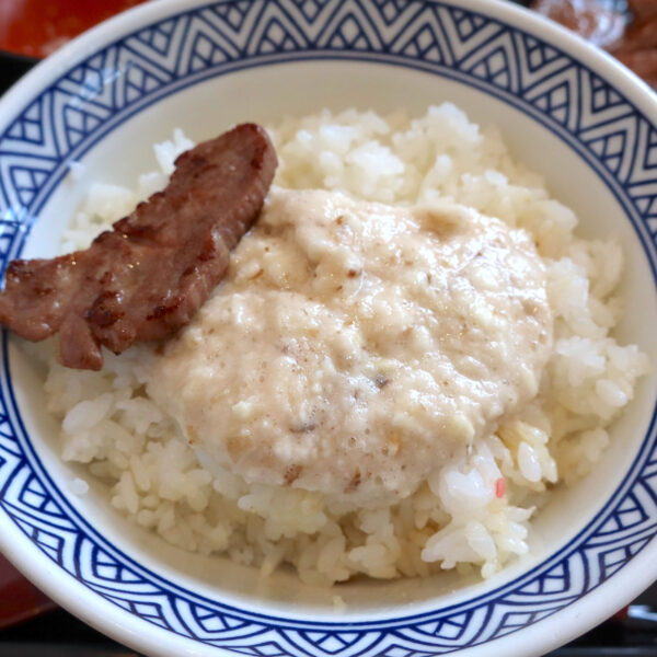 麦とろごはん的に食べる