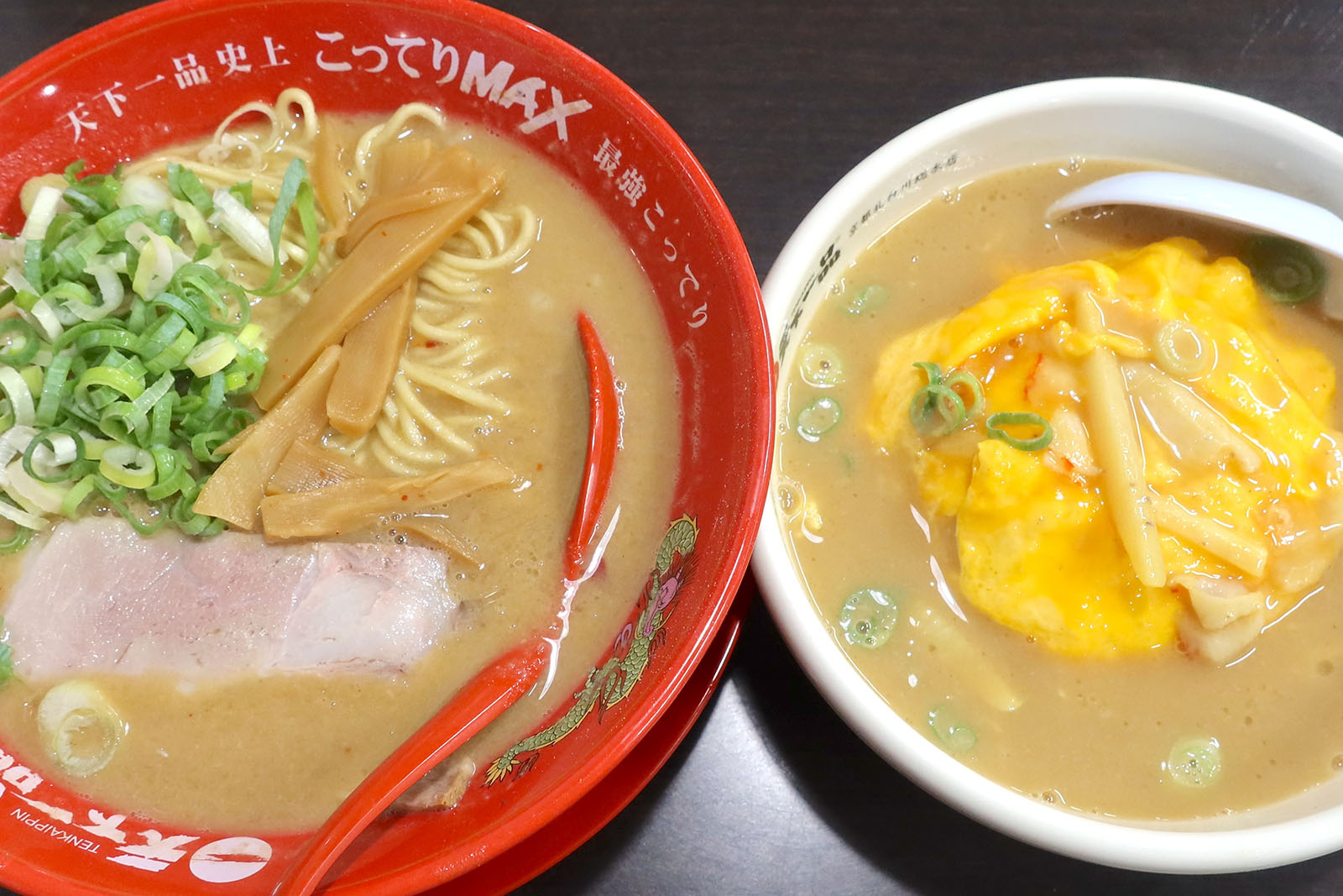天下一品でこってりMAX＆こってり天津飯の超こってり定食 | 沖縄ランチ