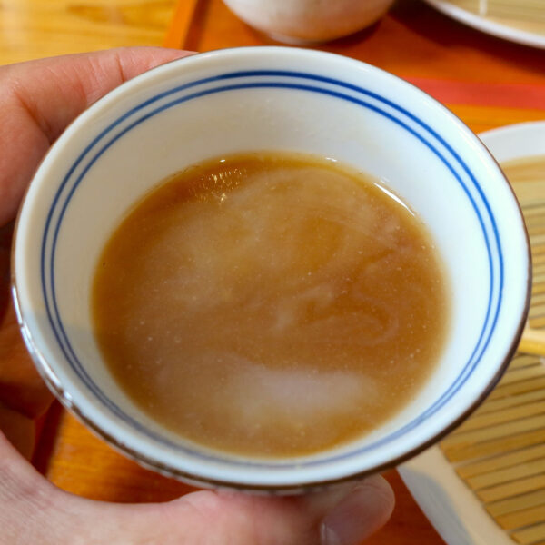 どろっと蕎麦湯