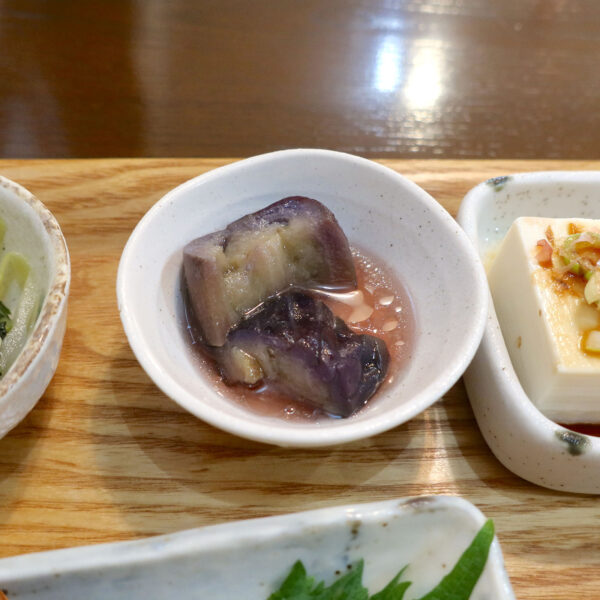 ナスの煮浸し？