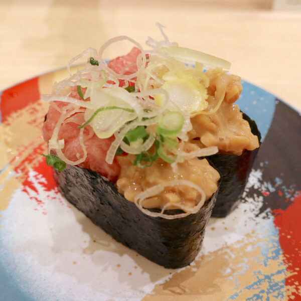 まぐろ納豆軍艦