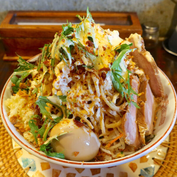 キジトラヒヤチュー（1,200円）＋野菜マシマシ（100円）
