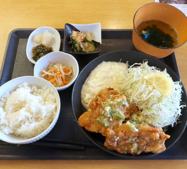 ネギ塩檸檬チキン定食（1,200円）