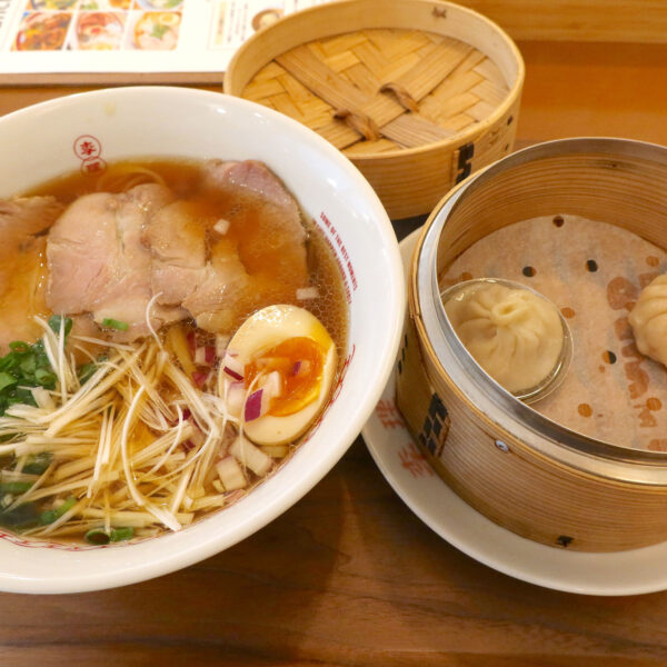 チャーシュー麺（1,050円）＆点心２点盛りセット（430円）