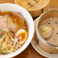 浦添のアジアンなレストラン「RESTAURANT Lilly」でチャーシュー麺＆点心２点盛りセット