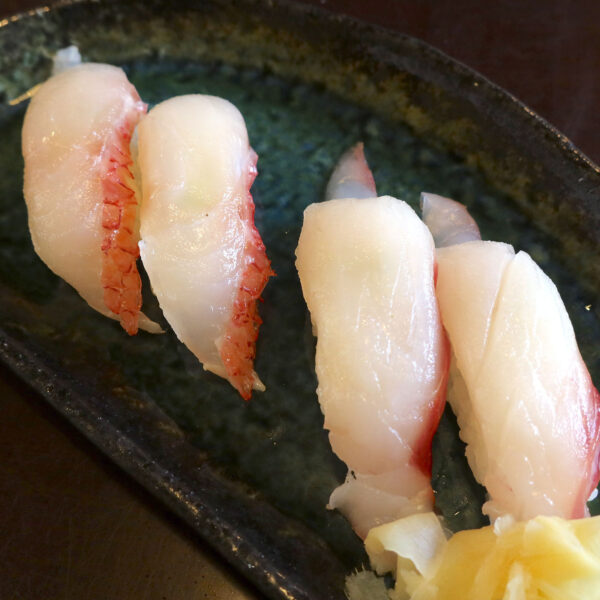 赤マチ（2貫 400円）、タマン（2貫 140円）