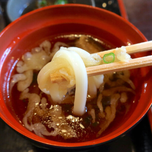 うどんと出汁と揚げ玉