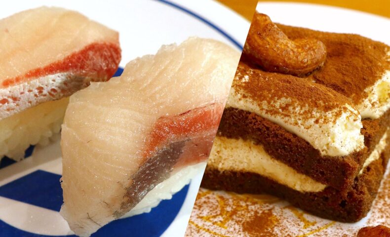 「くら寿司」で気になるメニュー・近大生まれのぶりひら＆480円の生ティラミス