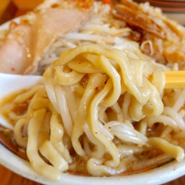 ほどよい食感の麺