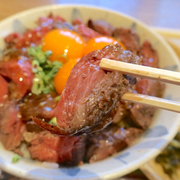 薄切りではなくステーキのよう