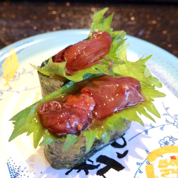 富山産ほたるいか沖漬け軍艦（250円）