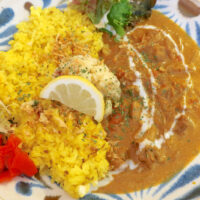 那覇・牧志「Spice Studio るゥ～」で檸檬ココナッツチキンカレー