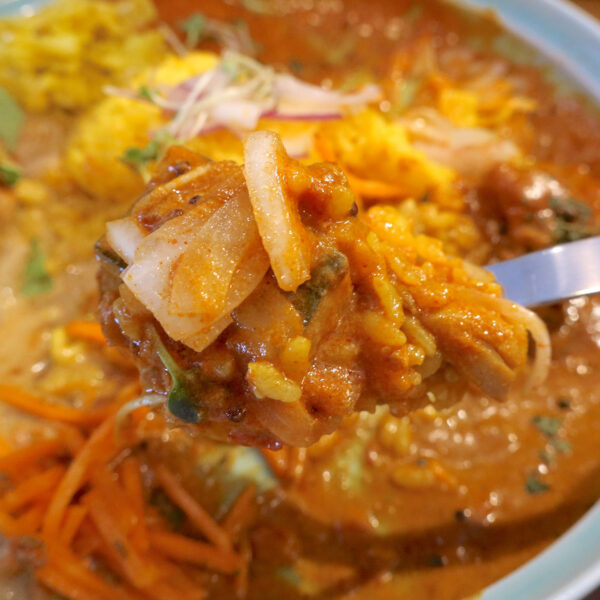 鯖と玉ねぎアチャールが最高！