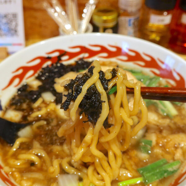 岩海苔のムニムニ食感