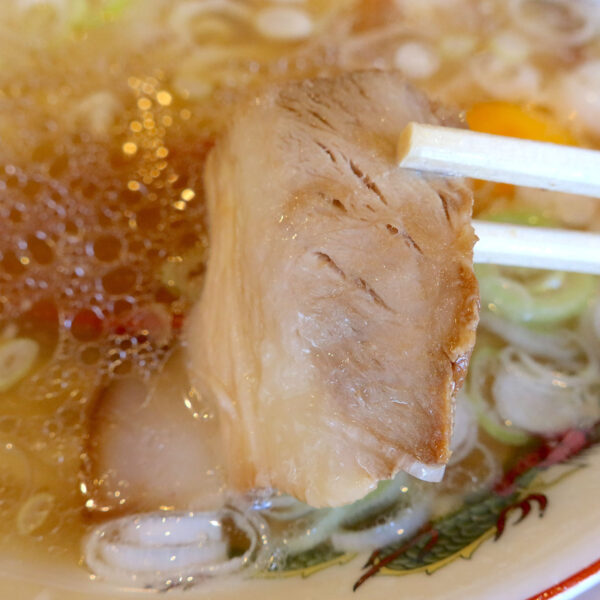 脂も美味しいチャーシュー
