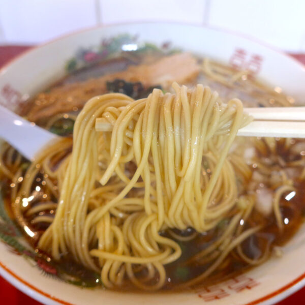 ぱっつん細麺