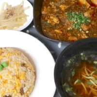 浦添「和風らぁめん はるや」で四川麻婆豆腐＆ミニらぁめんがついた半炒飯定食
